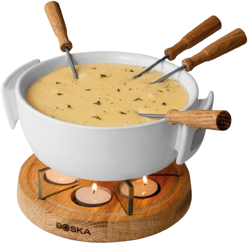 fondue boska con 4 velas